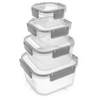 Orion, pojemniki na żywność z pokrywką i uszczelką, 4 szt.