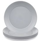 Orion, Sandy, talerze deserowe, plastikowe, szare, 20,5 cm, 6 szt.