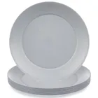 Orion, Sandy, talerze obiadowe, płytkie, plastikowe, szare, 23,5 cm, 6 szt.