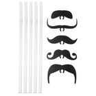 Orion, słomki do napojów, łamane z wąsami, 5 szt.