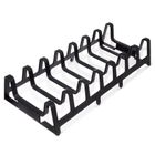 Orion, stojak na pokrywki i talerze, czarny, 30-14-6 cm