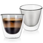 Orion, szklanki termiczne z podwójną ścianką do kawy espresso DOUBLE, 90 ml, 2 szt.