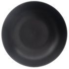 Orion, talerz obiadowy głęboki, ceramiczny, czarny, 20,5 cm, 800 ml