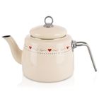 Orion, Tonca, czajnik emaliowany, kremowy, 1,6 l
