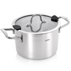 Orion, Venice, garnek stalowy z pokrywką, 18 cm, 2,3l