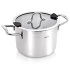 Orion, Venice, garnek stalowy z pokrywką, 20 cm, 4,6l