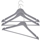 Orion, wieszaki na ubrania, szare obrotowe, 42,5-24 cm, 3 szt.