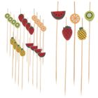 Orion, wykałaczki do przekąsek, bambusowe, owoce, 12 cm, 20 szt.