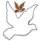 Orion, wykrawacz do ciastek, stalowy, gołąb, 6 cm