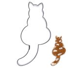 Orion, wykrawacz do ciastek, stalowy, kot, 8.5 cm