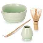 Orion, zestaw do matchy, ceramiczny, bambusowy, 4 elementy