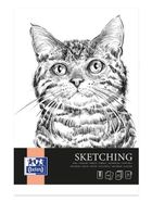 Oxford, blok artystyczny szkicowy, A4, 50K, 90g, klejony