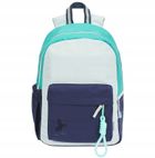 Oxford, Funky, plecak szkolny, 1-komorowy, turkusowo-granatowy