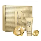 Paco Rabanne, Lady Million, zestaw: woda perfumowana, spray, 80 ml + balsam do ciała, 100 ml + miniatura wody perfumowanej, 5 ml