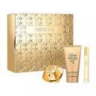 Paco Rabanne, Lady Million, zestaw, woda perfumowana, spray, 80 ml +, woda perfumowana, 10 ml + balsam do ciała, 100 ml