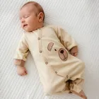 Pajac chłopięcy, beżowy, Eevi