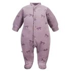 Pajac dziewczęcy, welurowy, fioletowy, Eevi