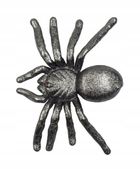 Pająki duże, brokatowe, szary, 16-20 cm