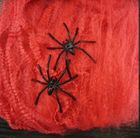 Pajęczyna, Halloween, czerwona