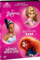 Pakiet: Zaplątani + Merida Waleczna + Księżniczka i żaba. DVD
