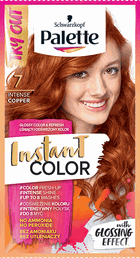 Palette Instant Color, szamponetka koloryzująca, intensywna miedź nr 7