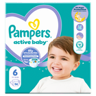 Pampers, Active Baby, pieluchy jednorazowe, rozmiar 6, 13-18 kg, 56 szt.