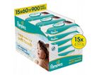 Pampers, Aqua Soft Touch, chusteczki nawilżane dla dzieci, 15-60 szt.