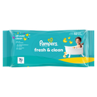 Pampers, Fresh Clean, chusteczki nawilżane dla dzieci, 1-52 szt.