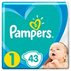 Pampers, New Baby, pieluchy jednorazowe, rozmiar 1, Newborn, 43 szt.