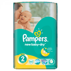 Pampers, New Baby, pieluchy jednorazowe, rozmiar 2, Mini, 66 szt.