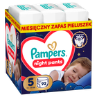 Pampers, Night, pieluchomajtki, rozmiar 5, 11-17kg, 92 szt.