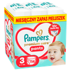 Pampers, Premium Care, pieluchomajtki, rozmiar 3, 6-11kg, 114 szt.