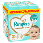 Pampers, Premium Care, pieluchy jednorazowe, rozmiar 2, 4-8 kg, 224 szt.