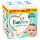 Pampers, Premium Care, pieluchy jednorazowe, rozmiar 2, 4-8kg, 204 szt.
