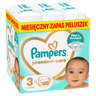 Pampers, Premium Care, pieluchy jednorazowe, rozmiar 3, 6-10kg, 180 szt.