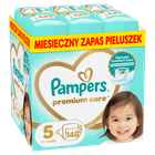 Pampers, Premium Care, pieluchy jednorazowe, rozmiar 5, 11-16 kg, 148 szt.