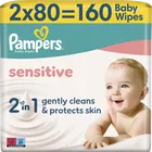 Pampers, Sensitive, chusteczki nawilżane dla dzieci, 2-80 szt.