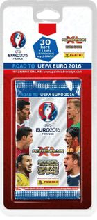 Panini, Adrenalyn XL, Road to UEFA EURO 2016, 5 saszetek z kartami + 1 karta limitowana