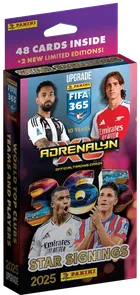 Panini, FIFA 365, Adrenalyn XL 2025, Upgrade, Star Signing, karty kolekcjonerskie, 51 szt.
