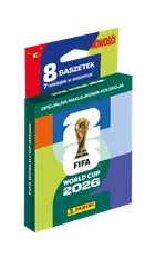 Panini, FIFA World Cup 2026, zestaw saszetek z naklejkami kolekcjonerskimi, 8 szt.