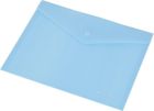 Panta Plast, Focus, koperta na zatrzask, przezroczysta, niebieska, A4, 1 szt.