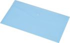 Panta Plast, Focus, koperta na zatrzask, przezroczysta, niebieska, DL, 1 szt.
