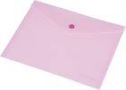 Panta Plast, Focus, koperta na zatrzask, przezroczysta, różowa, A5, 1 szt.