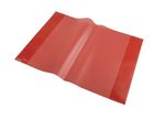 Panta Plast, okładka na zeszyt A4 PP 0,8OE, czerwony, 10 szt.