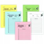 Panta Plast, przekładki do akt osobowych A4, ABCDE