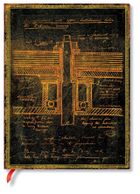 Paperblanks, notes Flexis, Tesla, Sketch of a Turbine, Ultra Lined
