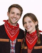 Party Tino, bandamka, chustka, czerwona