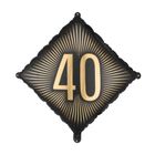 PartyDeco, balon foliowy, 40, 46-46 cm