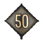 PartyDeco, balon foliowy, 50, 46-46 cm