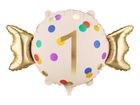PartyDeco, balon foliowy, cukierek, 1, 61-37 cm